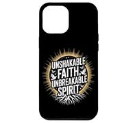 Unshakable Faith Unbreakable Spirit Tees Inspiradoras Carcasa para iPhone 12 Pro MAX