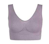 UnsichtBra Mujer Set de 3 Sujetadores | Bralette Sin Aros | Ultra Cómodo e Invisible | Antisudor | Sin Costuras | Elástico y Transpirable | Negro, Blanco, Beige | Lencería de Algodón