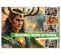 Unsterbliche Mythen des Nordens (Wandkalender 2026 DIN A4 quer), CALVENDO Monatskalender: Entdecken Sie die zeitlose Schönheit und unsterbliche Macht der nordischen Götter und Göttinnen