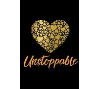 Unstoppable: Black Notebook 6x9 size 120 Blank Pages for Writing, Journaling & Sketching: Journal for Entrepreneurs, Students & Dreamers Who Refuse to Quit