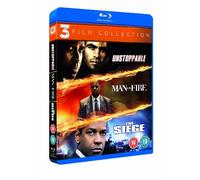 Unstoppable/Man On Fire/The Siege (3 Blu-Ray) [Edizione: Regno Unito] [Reino Unido] [Blu-ray]