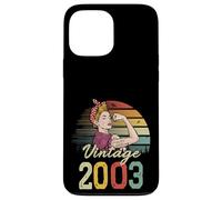 Unstoppable Strong Beautiful Vintage 22 Cumpleaños Mujeres Carcasa para iPhone 13 Pro Max
