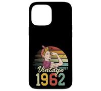 Unstoppable Strong Beautiful Vintage 63 Cumpleaños Mujeres Carcasa para iPhone 13 Pro Max