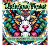 Untamed Faces: Beasts Brought to Life in Ink (Coloring Books)