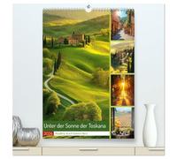 Unter der Sonne der Toskana (hochwertiger Premium Wandkalender 2026 DIN A2 hoch), Kunstdruck in Hochglanz: Die Toskana - ein Ort, der die Seele ... mittelalterliche Städte voller Geschichte.