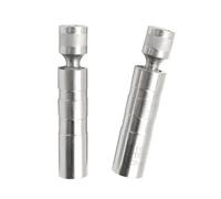 UNTERING 1 par de bujías de chispas, juego de enchufes giratorios de 360 grados, herramienta de extracción de bujías de pared fina, kit de extracción de tapones antideslizantes