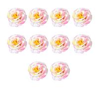 UNTERING 10 flores artificiales decorativas pequeñas para álbumes de recortes