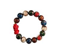 UNTERING Accesorio de moda hecho a mano con cuentas de animales, joyería elegante para atraer prosperidad y éxito. Accesorio de moda, 12mm, como se describe