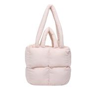 UNTERING Bolso de hombro de nailon espacioso para mujer, ligero y cómodo, con asa superior, para estudiantes, Fuchsia, 25x13x25cm /9.84x5.11x9.84in