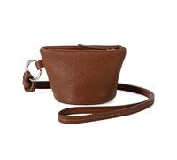 UNTERING Bolso de hombro para mujer, elegante, de piel sintética, estilo coreano, para ir de compras o de viaje, Brown, 8x5.5x8cm /3.14x2.16x3.14in