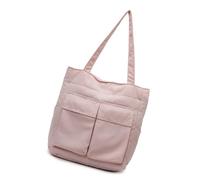 UNTERING Bolso de hombro para mujer, estilo coreano, bolsa de axila, multibolsillo, bolso de mano a juego para las axilas, Fuchsia, about 39x40x14cm/15.35x15.75x5.51"