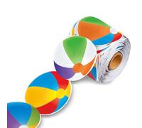 UNTERING Borde de tablón de anuncios de 16 a 60 pies, adhesivo de pared con bolas coloridas para decoración de pizarras blancas y aulas