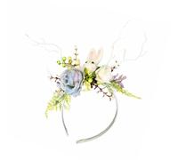 UNTERING Diadema de conejo flexible con textura para mujeres y niñas, carnaval, fiesta, escuela, actuaciones, accesorio para el cabello