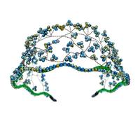 UNTERING Diademas de diamantes de imitación para maquillaje, uso casual, fiesta de cumpleaños, accesorios para fotos, accesorios casuales, cómoda diadema de boda