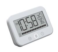 UNTERING Essential - Reloj de ducha para baño, cuenta regresiva, ofrece información de temperatura, resistencia al agua para mayor seguridad en la hora de la ducha, baño multifuncional