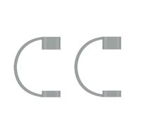 UNTERING Funda de agarre de silicona, adaptador de cable de carga antipérdida, fundas de sujeción para lápiz USB, accesorios, adaptador, organizador de cables, conector, prevención de pérdidas, funda