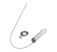 UNTERING Herramienta de aceite para horquilla de motocicleta, herramienta de afinación de 60 ml de capacidad, ajustador de golpes con anillos ajustables, calibre ajustable