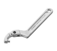 UNTERING Llave inglesa ajustable, ajustador de herramientas para motocicleta, bicicleta, amortiguador de choque, gancho de precarga, llave C de reparación automotriz de mano