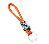 UNTERING Llavero creativo elegante con nudo antipérdida, correa de cuerda para teléfono, cordón de muñeca, adecuado para funda de teléfono, llavero, Mandarina, Approx. 4.72inch(12cm)