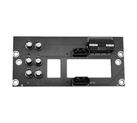 UNTERING Panel de almacenamiento de dos bahías, soporte intercambiable, fuente de alimentación 4D, servidor, placa posterior de repuesto para servidor de dispositivos