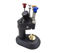 UNTERING Prensatelas de reloj de alta precisión de 4 pines, herramienta de aleación de aluminio para relojeros mecánicos suaves con herramientas prensadoras de boquilla de metal