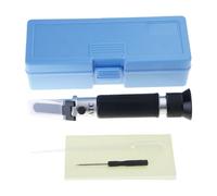 UNTERING Refractómetro de salinidad de agua de mar para mantenimiento de acuarios, detección precisa de niveles de sal, aleación de aluminio, probador de salinidad, refractómetro de agua de mar de