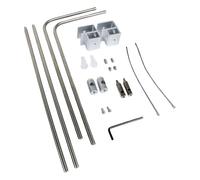 UNTERING Soporte de luz regulable para acuarios, aleaciones de aluminio, soportes de iluminación para lámparas fluorescentes LED, aleaciones de aluminio, soporte de lámpara para acuarios