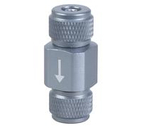 UNTERING Válvulas de no retorno de CO2 de acero inoxidable para acuarios y laboratorios, sistemas difusores de CO2 (comprobación) control de flujo