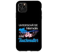 Unterschätze Niemals Eine Tauchermutter Tauchen Mama Carcasa para iPhone 11 Pro Max