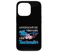 Unterschätze Niemals Eine Tauchermutter Tauchen Mama Carcasa para iPhone 13 Pro