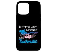 Unterschätze Niemals Eine Tauchermutter Tauchen Mama Carcasa para iPhone 13 Pro Max