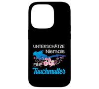Unterschätze Niemals Eine Tauchermutter Tauchen Mama Carcasa para iPhone 14 Pro
