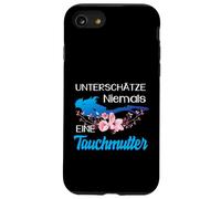 Unterschätze Niemals Eine Tauchermutter Tauchen Mama Carcasa para iPhone SE (2020) / 7 / 8