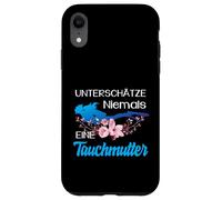 Unterschätze Niemals Eine Tauchermutter Tauchen Mama Carcasa para iPhone XR