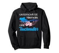 Unterschätze Niemals Eine Tauchermutter Tauchen Mama Sudadera con Capucha