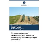 Untersuchungen zur Wirksamkeit von Säuren zur Beseitigung von Verstopfungen in Emittern