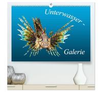 Unterwasser-Galerie (hochwertiger Premium Wandkalender 2026 DIN A2 quer), Kunstdruck in Hochglanz: Sehr nah - Sehr intensiv - Leben im Meer