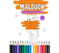 Unterwasser Malbuch für Kinder: XXL Ausmalbuch mit Meerestieren ab 3 Jahren