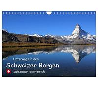 Unterwegs in den Schweizer Bergen - swissmountainview.ch (Wandkalender 2026 DIN A4 quer), CALVENDO Monatskalender: Fotokalender mit Impressionen aus den Schweizer Bergen.
