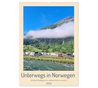 Unterwegs in Norwegen - Mit dem Wohnmobil an schönen Orten verweilen (Wandkalender 2026 DIN A2 hoch), CALVENDO Monatskalender: Norwegen - ein herrliches Land um es mit dem Wohnmobil zu erkunden
