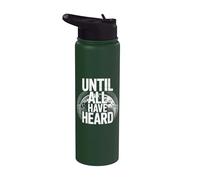Until All Have Heard Christian Duty Jesus Christ God Lover Stainless Steel Insulated Water Bottle