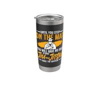 Until You Step On The Mat Luchador de artes marciales Jiu Jitsu Vaso térmico de acero inoxidable de doble pared