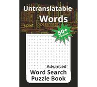 Untranslatable Words: Advanced Word Search Puzzle Book