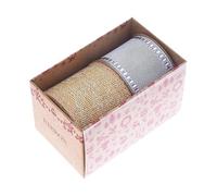 UnTreeTime Cintas navideñas Cintas de regalo Cinta de grosgrain Banda Raya Regalo brillante Envoltura de pastel Decoración navideña Cinta Correa Adorno Banda for el cabello Costura(BX-12)