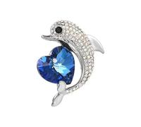UNVAK Broche de animales para mujeres y niñas, chapado en oro de 18 quilates, broche de animales con diamantes de imitación, broche de solapa, joyería para el día de Acción de Gracias, cumpleaños