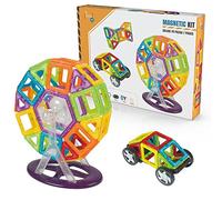 UNVI- Magnetic Kit Deluxe 74 Piezas TACHAN Juegos de construcción, Multicolor (709T00635)