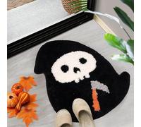 Unwelcome Bat Door Mat,Gothic Coir Rug for Front Door,Halloween Decorations Outdoor,Spooky Home Closing Housewarming (A)