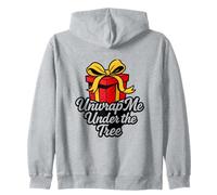 Unwrap Me Under The Christmas Tree Box Ideas de Vacaciones Mujeres Sudadera con Capucha