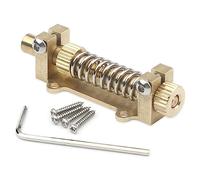 Unxuey - Estabilizador de latón para guitarra, sistema de puente de trémolo, tapón de resorte, dispositivo de guitarra eléctrica, kit de piezas para accesorios de guitarras eléctricas Fender