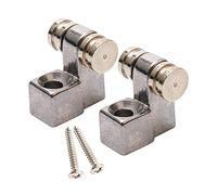 Unxuey Guías de árbol de cuerda de guitarra con tornillos de montaje Accesorios de guitarra para guitarra Fender Strat Stratocaster Tele Telecaster Paquete de 2